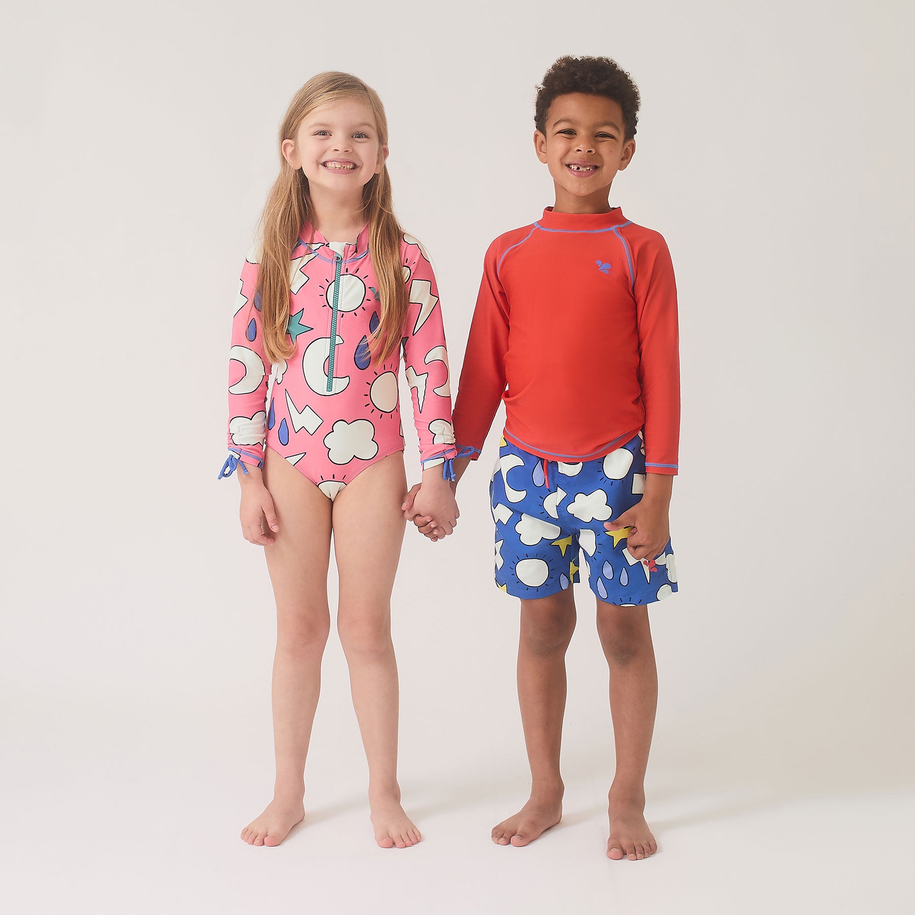 UV Protective Rash Vest Red Kids - Muddy Puddles