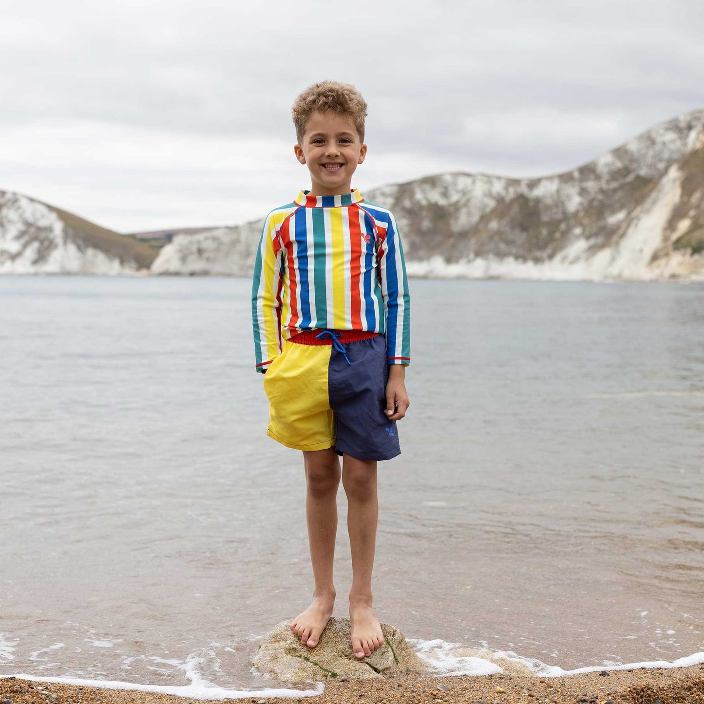 UV Protective Rash Vest Multi Stripe