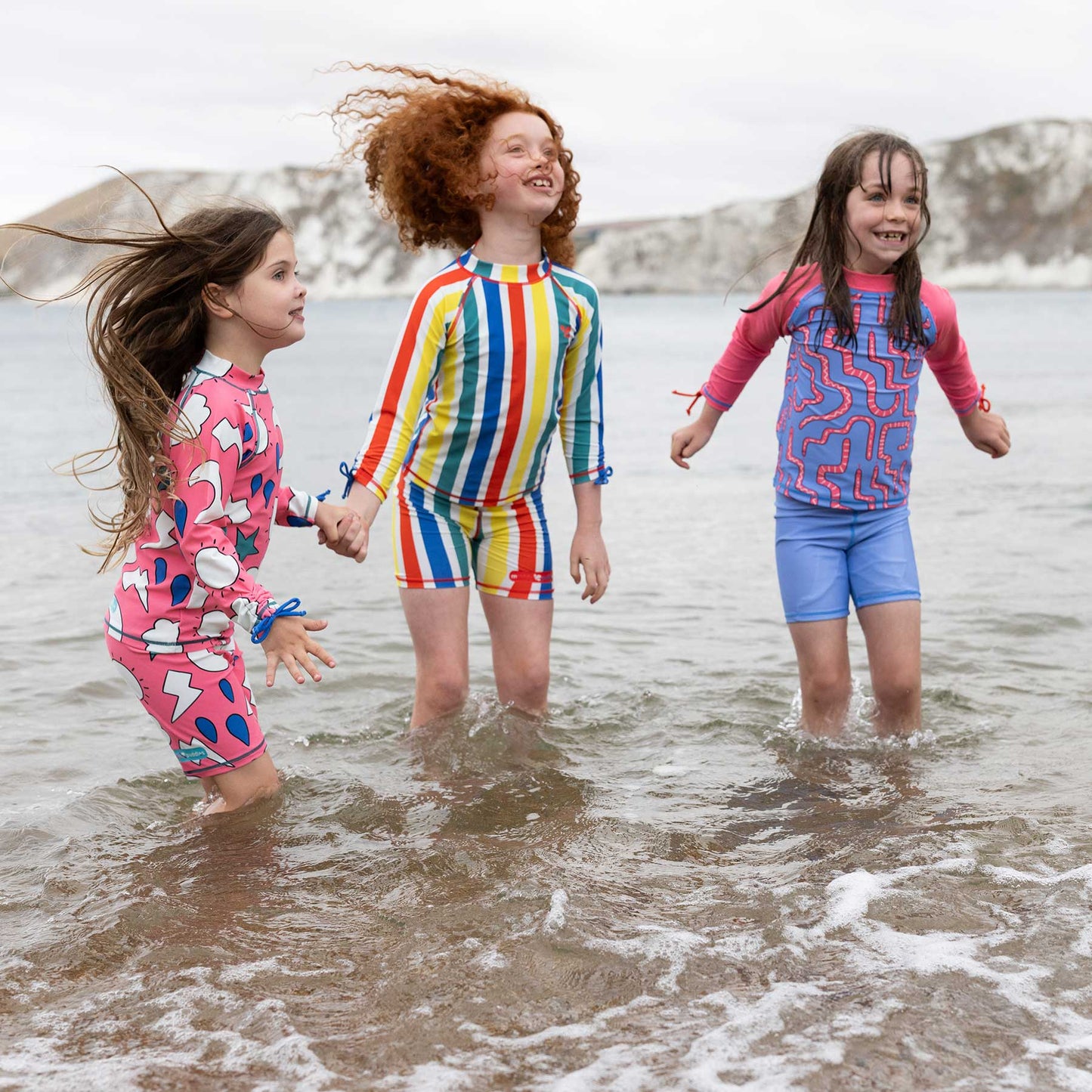 UV Protective Surf Set Pink Weather