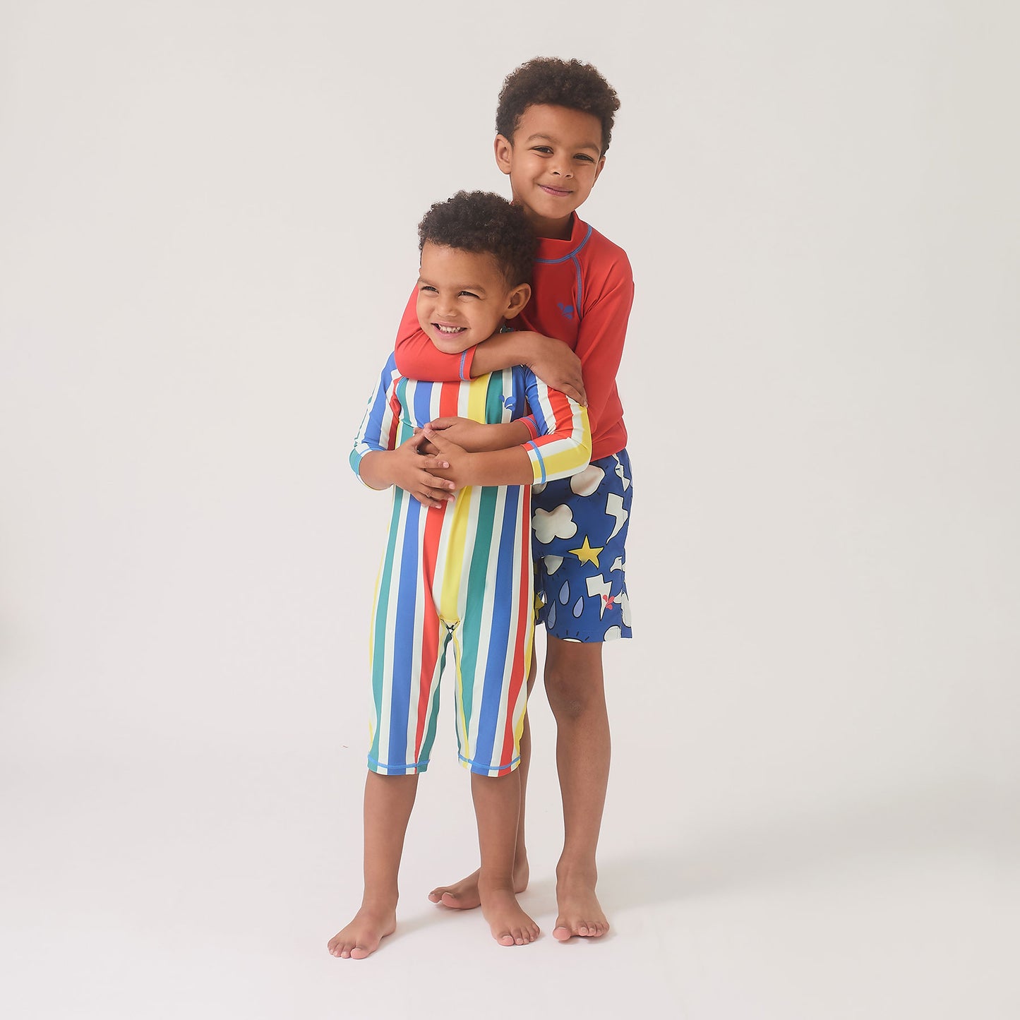 UV Protective Surf Suit Multi Stripe