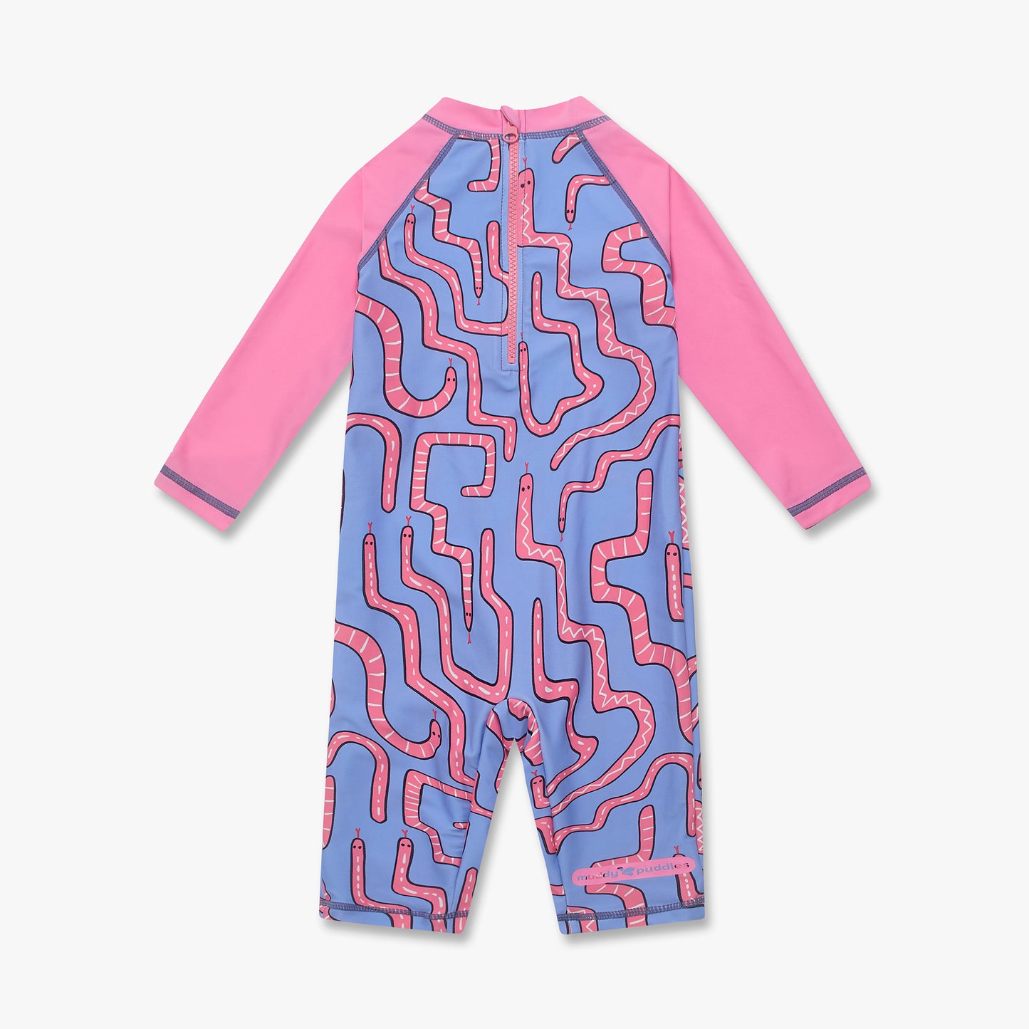 UV Protective Surf Suit Pink Snake