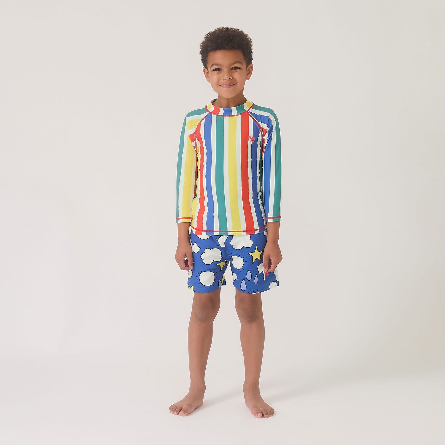 UV Protective Swim Shorts Blue Weather