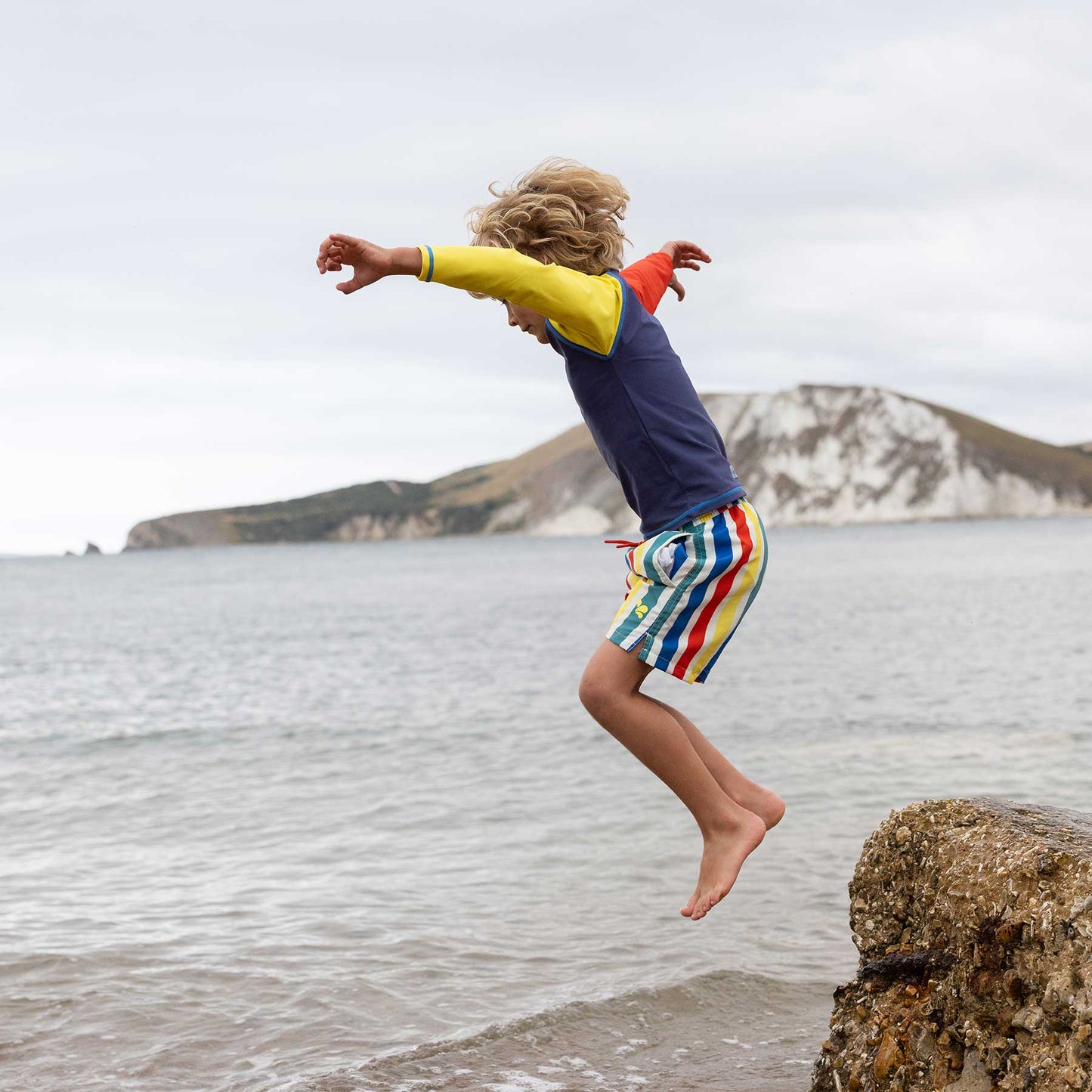 UV Protective Swim Shorts Multi Stripe