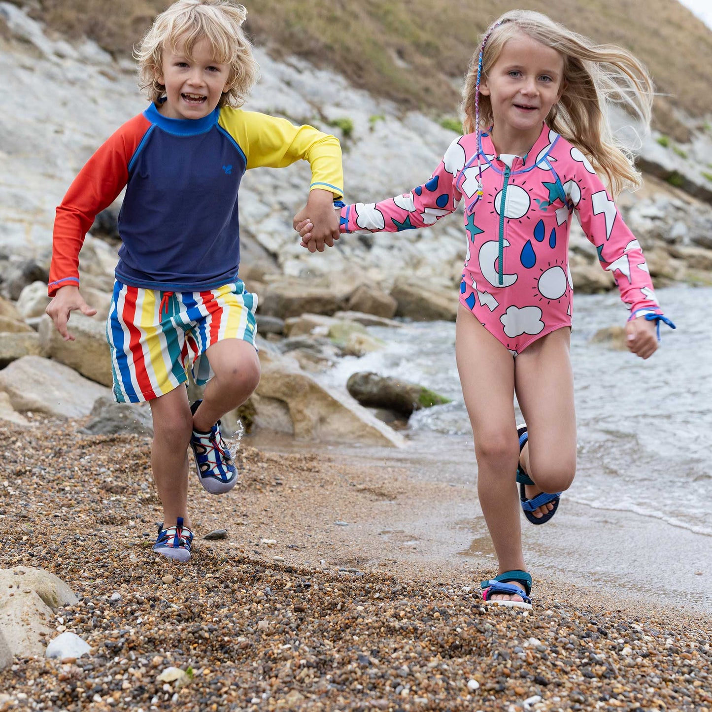 UV Protective Swim Shorts Multi Stripe