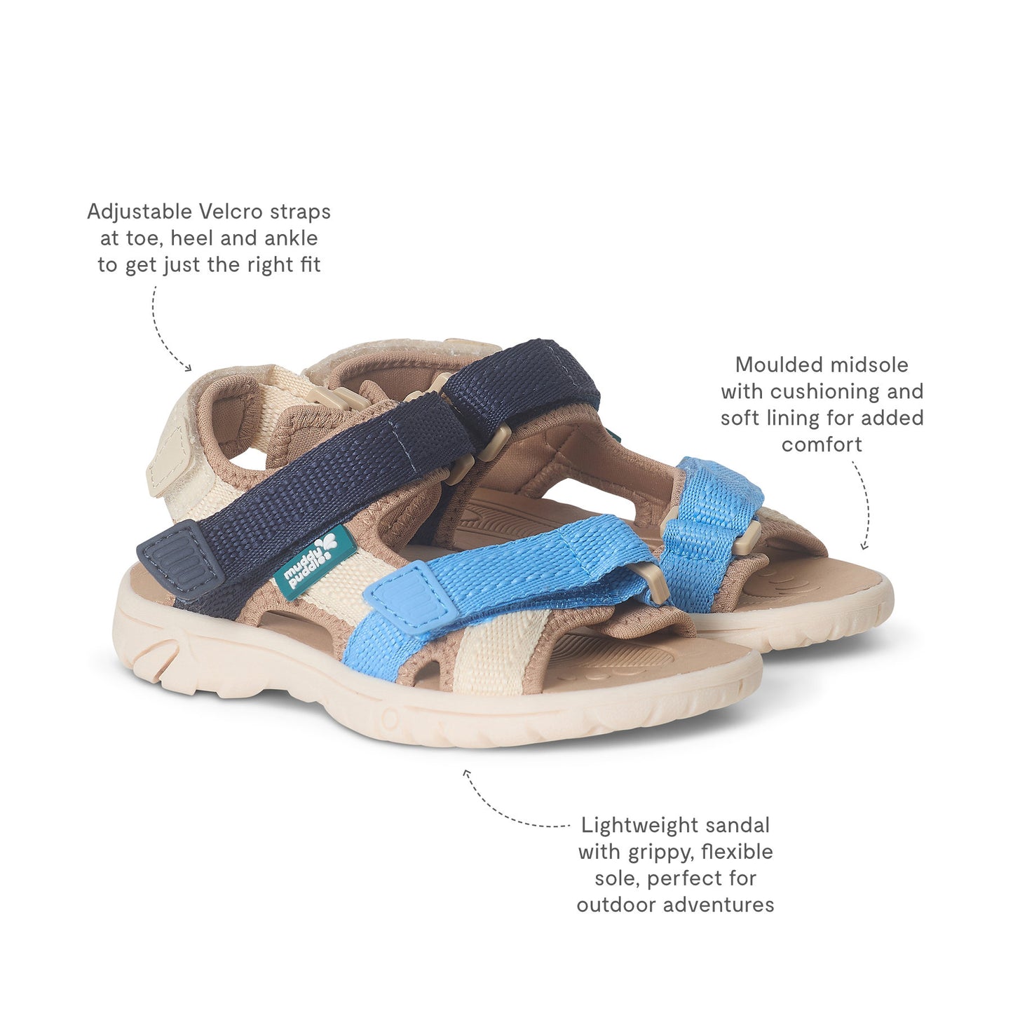 Trekker Kids Sandals Blue