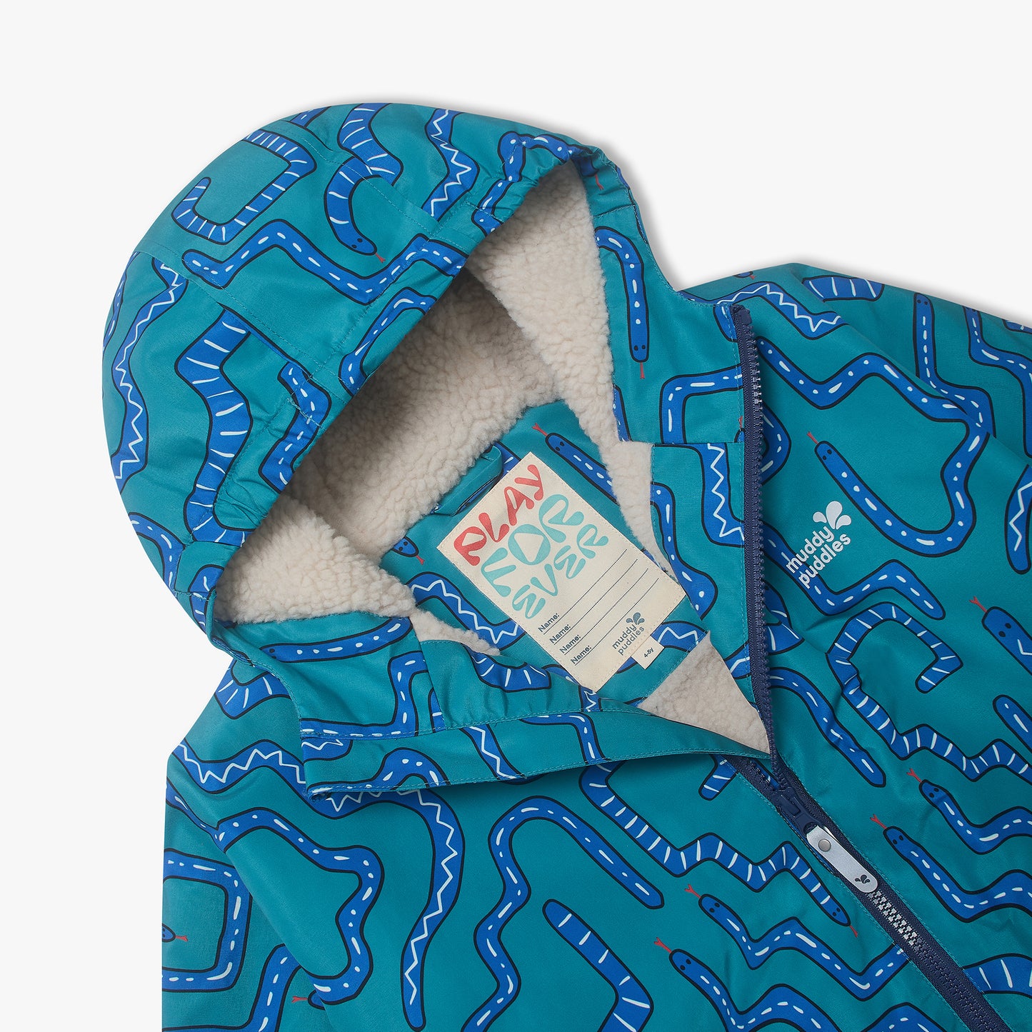 Waterproof Changing Robe Green Snake