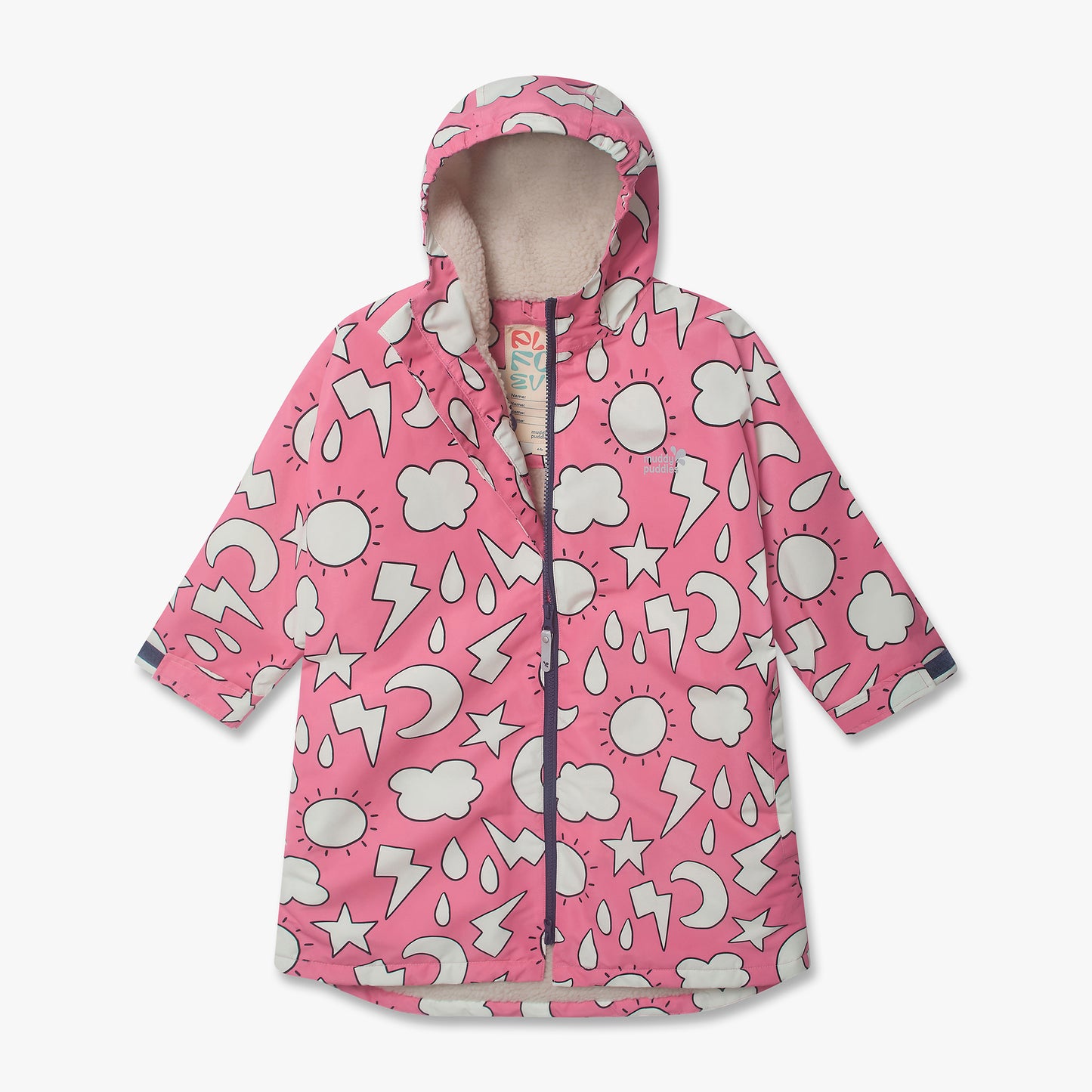 Waterproof Changing Robe Pink Weather