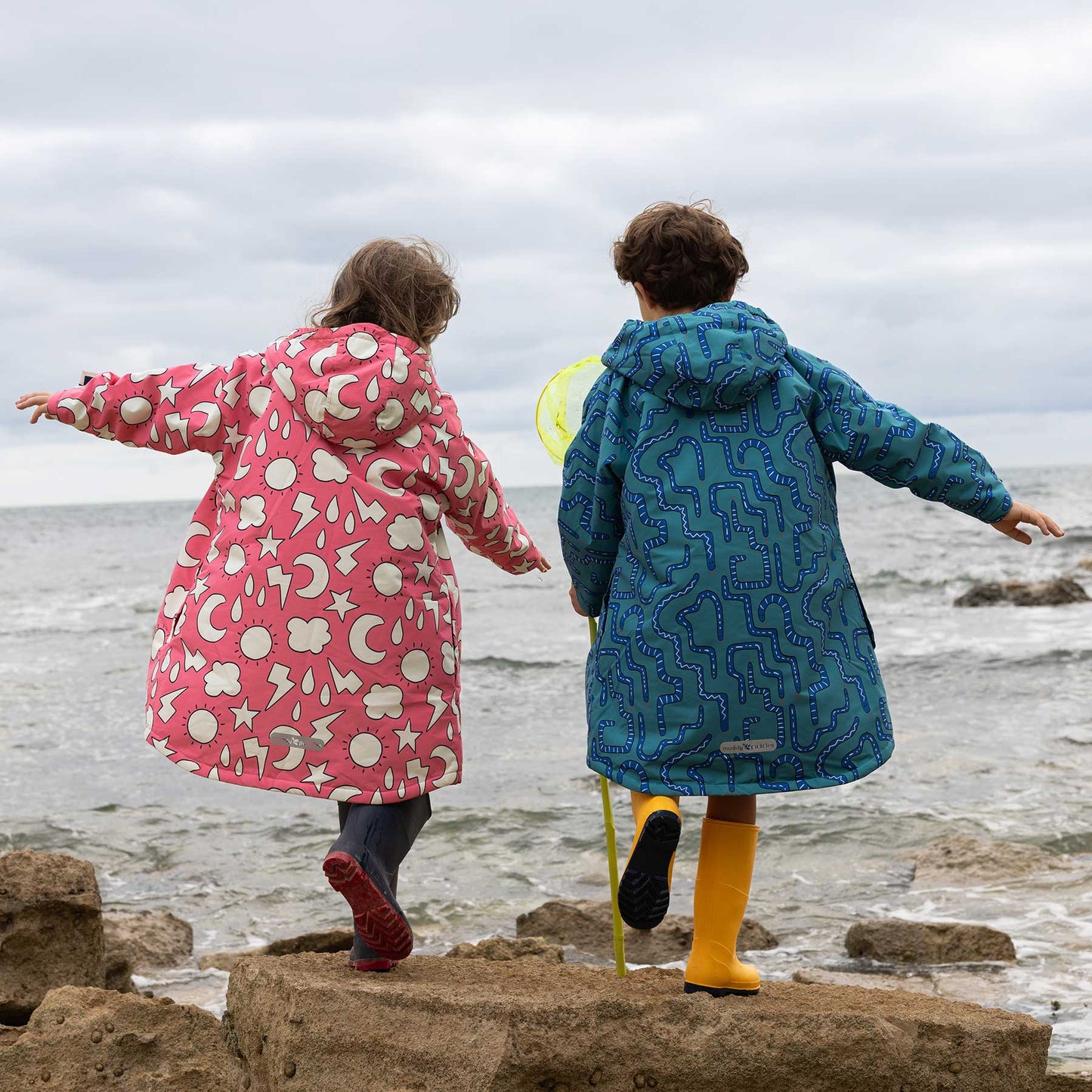 Waterproof Changing Robe Pink Weather