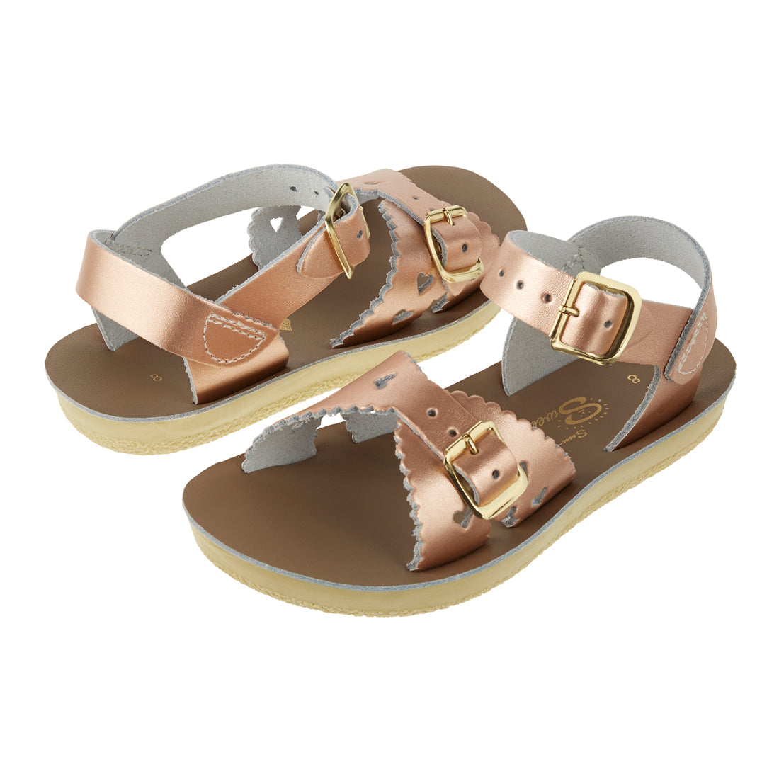 Saltwater Sweetheart Sandals Rose Gold