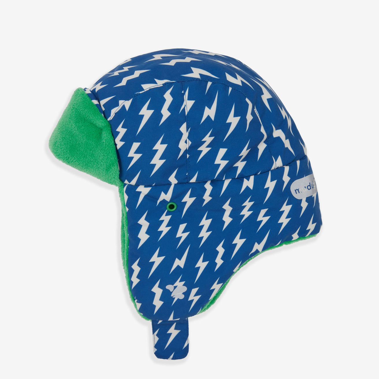 Urban Pipeline Blue Winter Trapper Hat Snow Cold Casual Outdoors Trapper Hat Blue Lightning Kids - Muddy Puddles main image 3