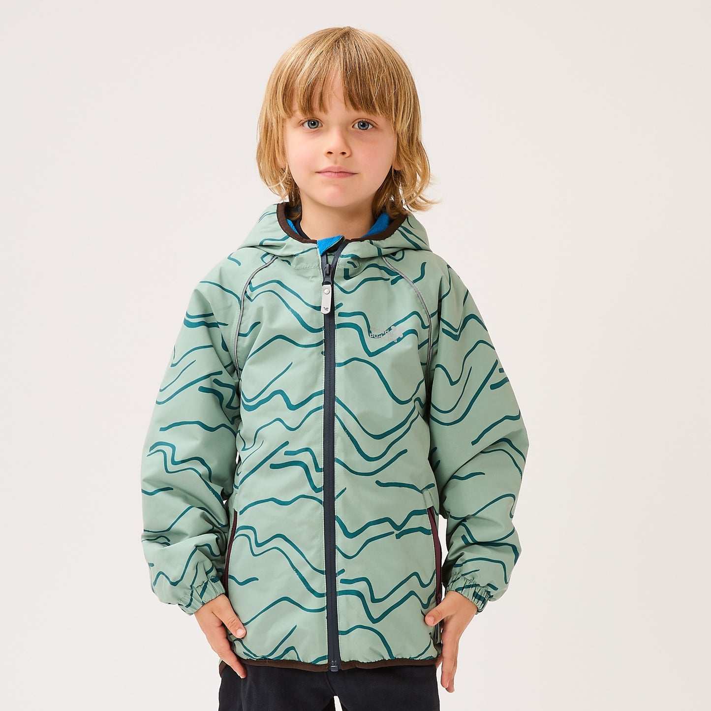 EcoSplash Fleece Lined Waterproof Jacket Green
