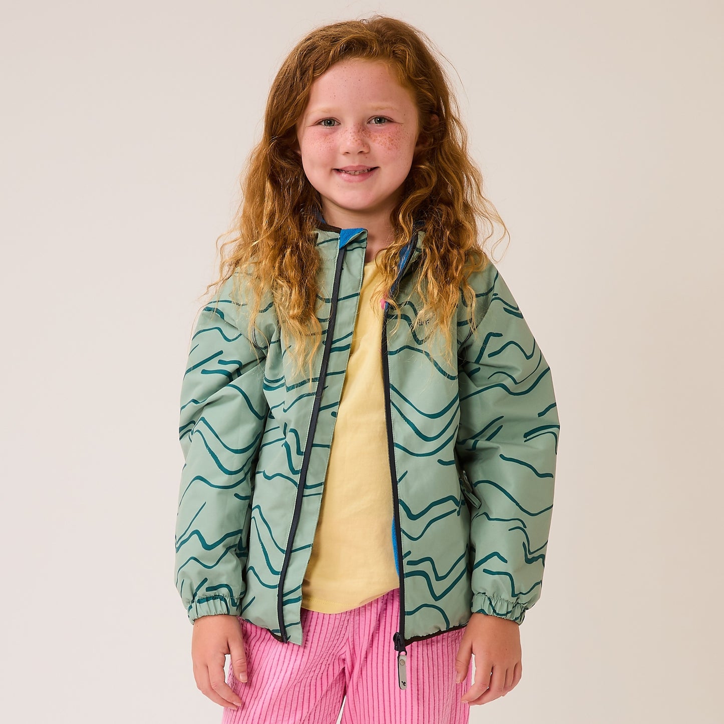 EcoSplash Fleece Lined Waterproof Jacket Green