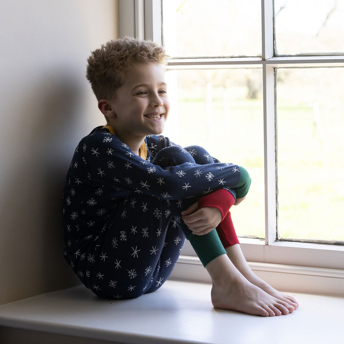 Kids Christmas Pyjamas Navy