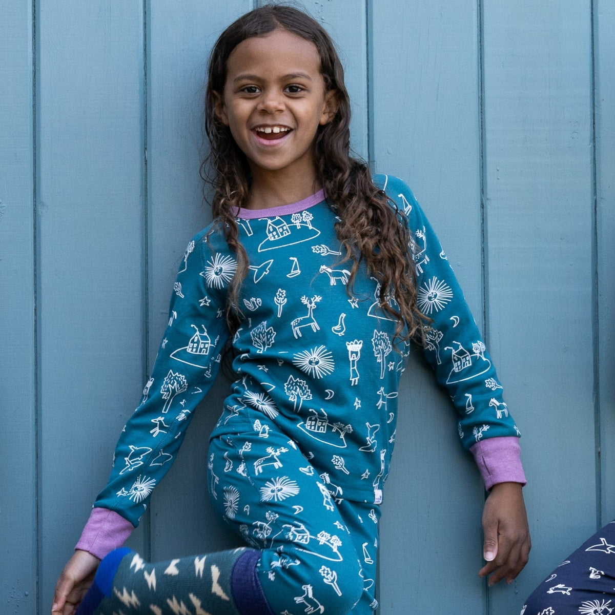 Kids Thermal Top Green
