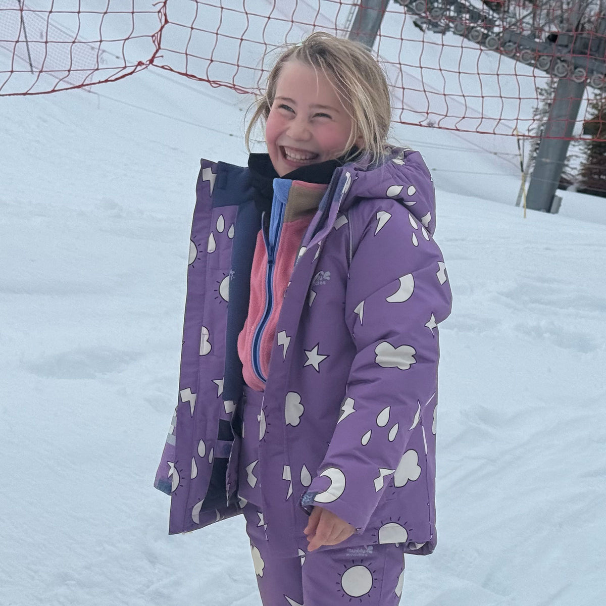 Blizzard Kids Ski Jacket Lilac Weather