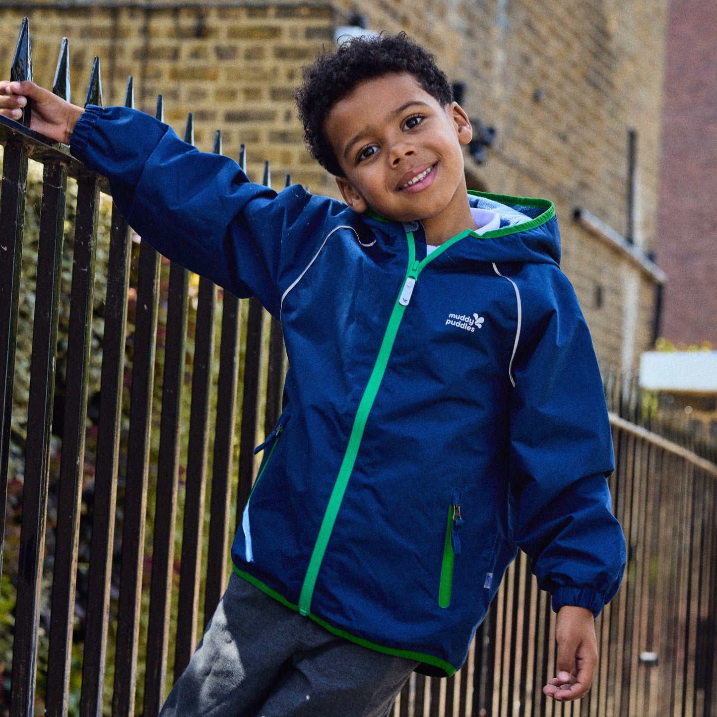 EcoSplash Waterproof Fleece Lined Jacket Navy