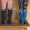 Puddlestomper Twin Pack Socks Green Blue