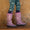 Puddlestomper Wellies Lilac Floral