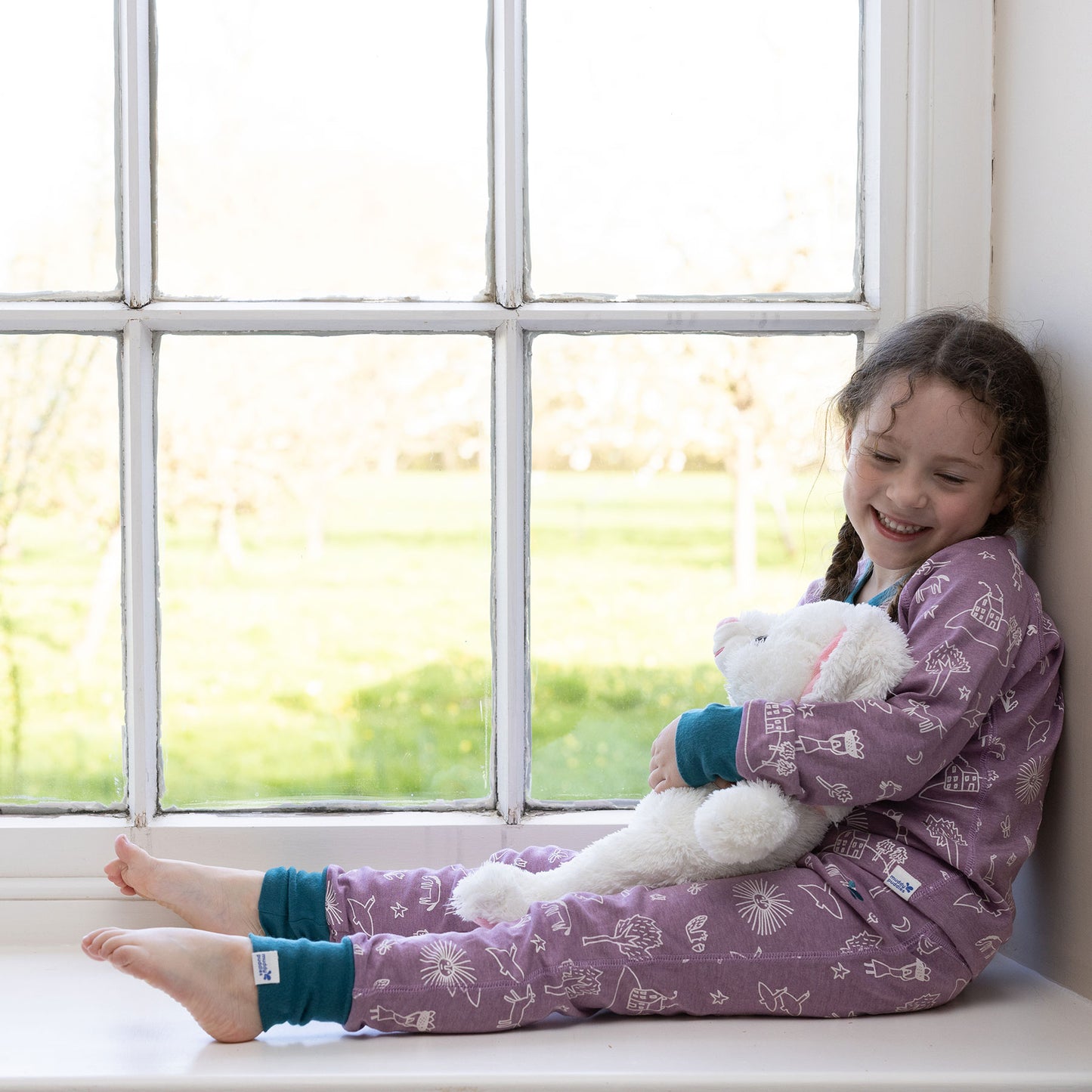 Kids Thermal Top Dusty Lilac