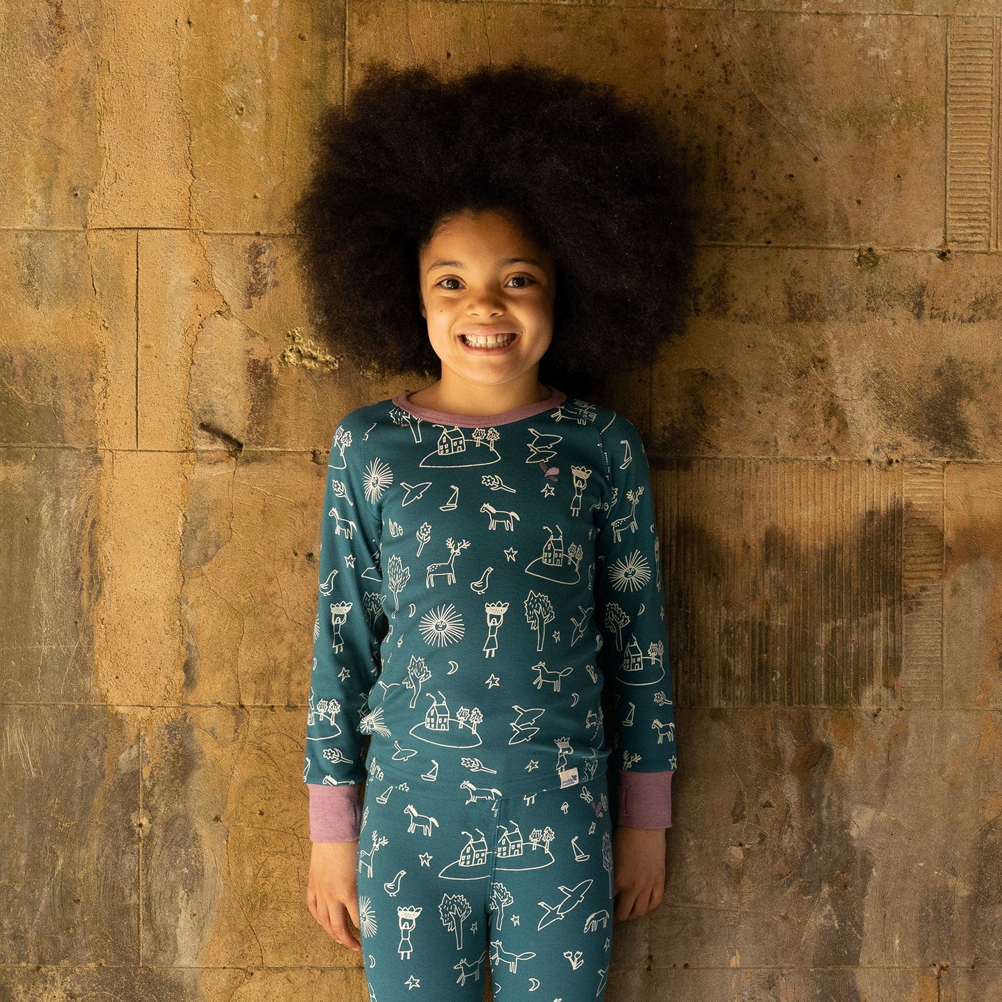 Kids Thermal Top Green
