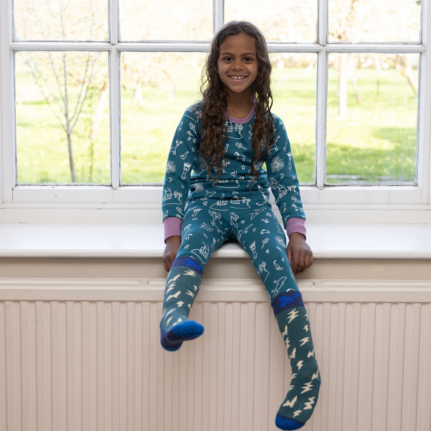 Kids Thermal Top Green