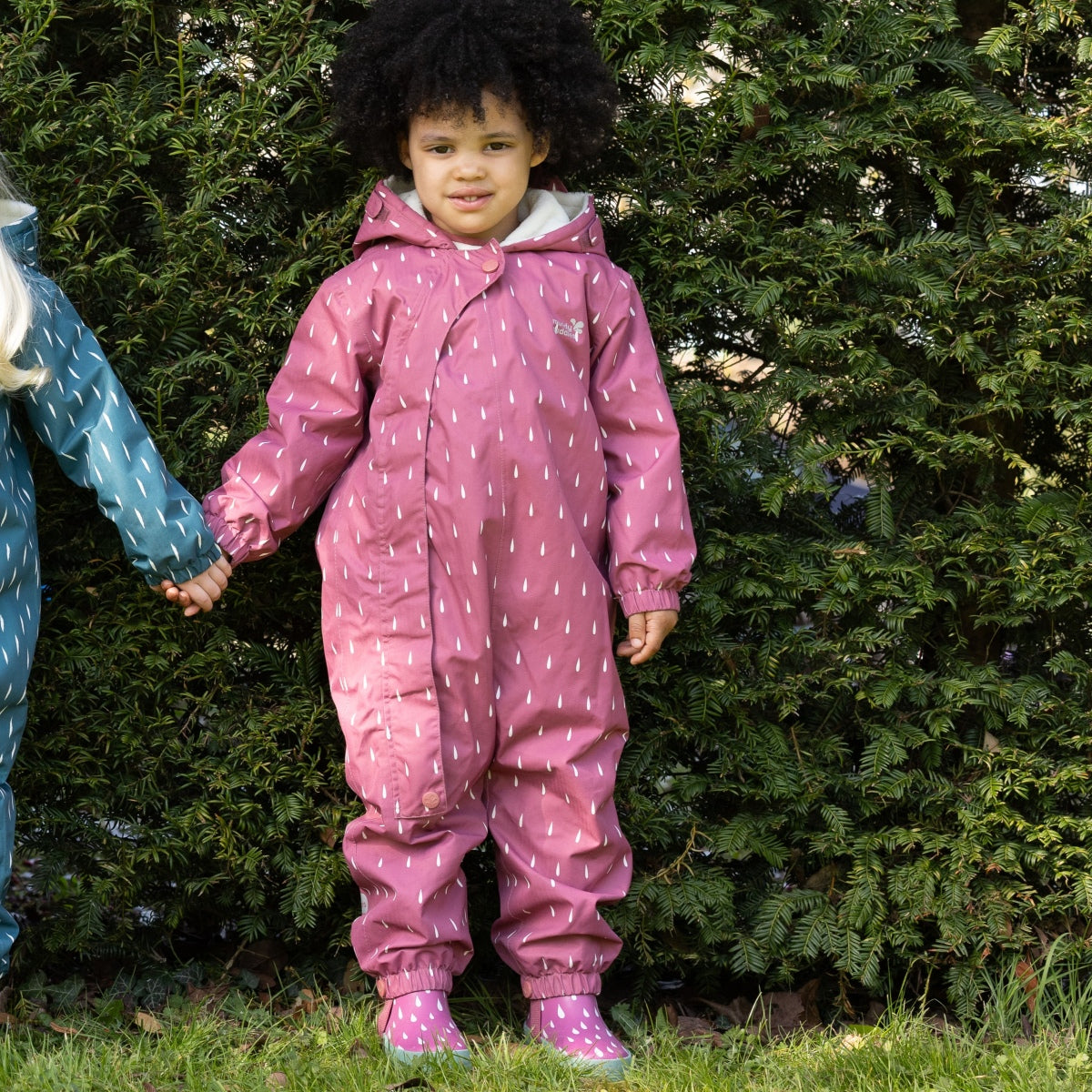 3 in 1 Waterproof Scampsuit Pink