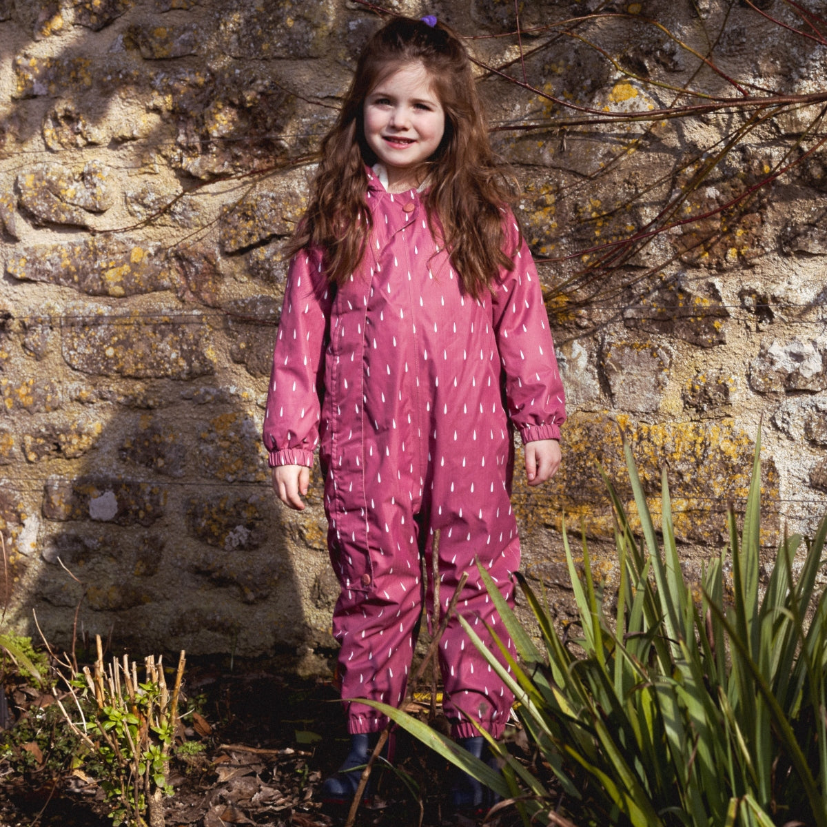 3 in 1 Waterproof Scampsuit Pink