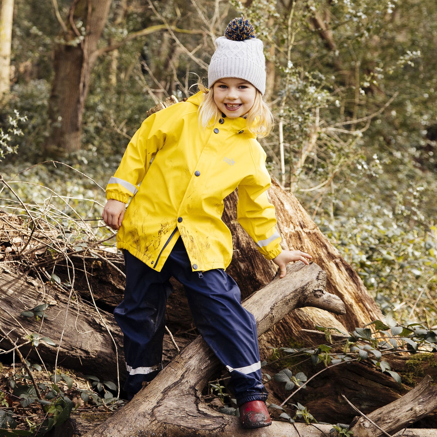 Rainy Day Waterproof Jacket Yellow
