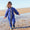 EcoSplash Fleece Lined Puddle Suit Blue
