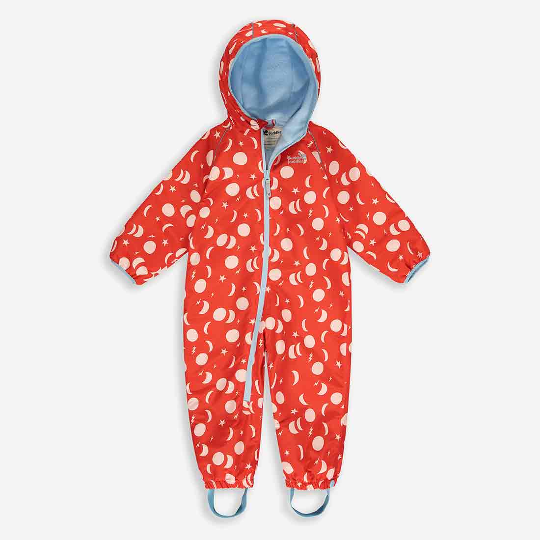 EcoSplash Fleece Lined Puddle Suit Red