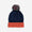 Cable Bobble Hat Navy Ochre