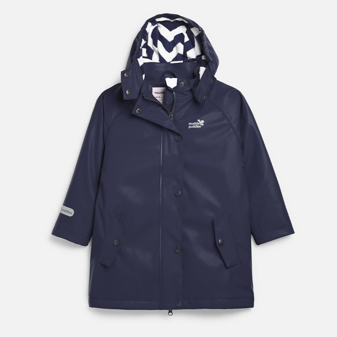 Puddleflex Waterproof Fleece Lined Jacket Navy 12-18 mths Navy