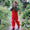 Rainy Day Dungarees Recycled Red