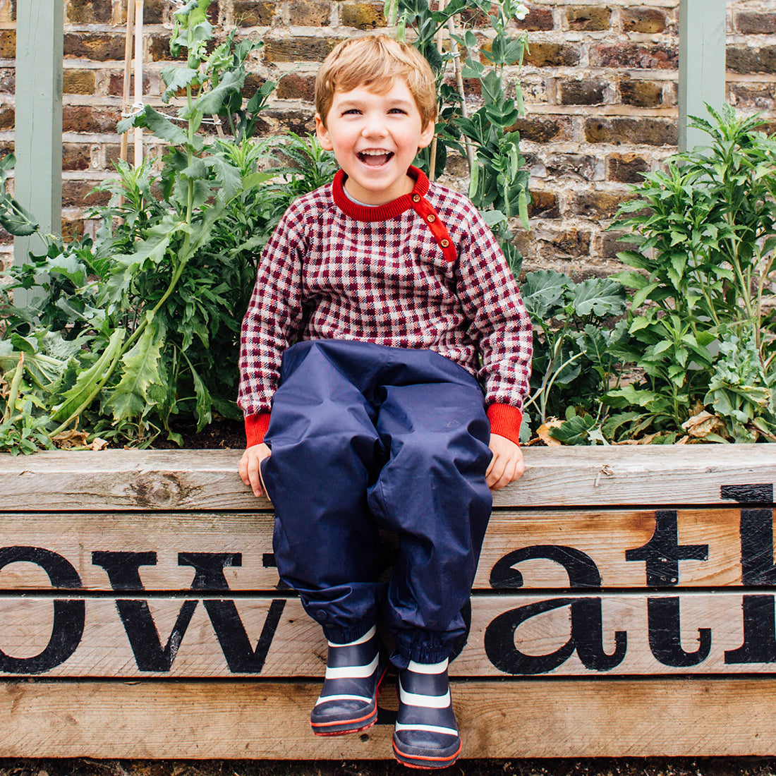 Originals Waterproof Recycled Trousers Navy - Muddy Puddles Kids ...